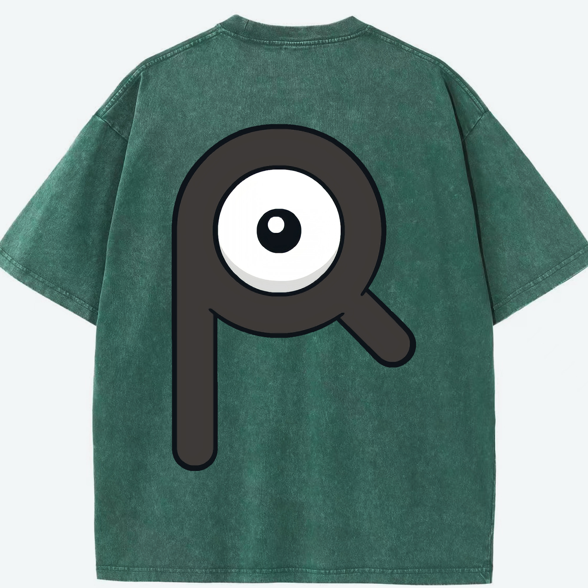 （画像用） ポケットモンスター Pokémon 綿100% ヴィンテージ風 半袖Tシャツ（背面プリント）